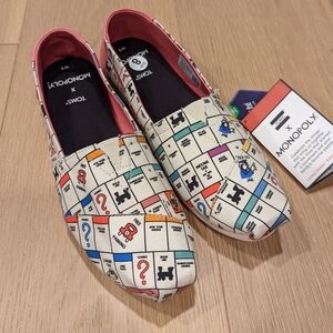 TOMS x Monopoly Slip-On Shoes